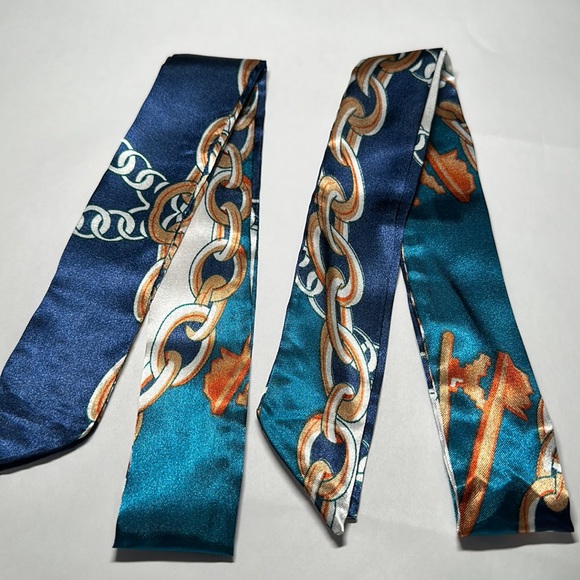 Two Thin Scarves / Hair Bands / Scarves - #829 - Picture 3 of 6